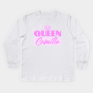 Queen Camilla Kids Long Sleeve T-Shirt